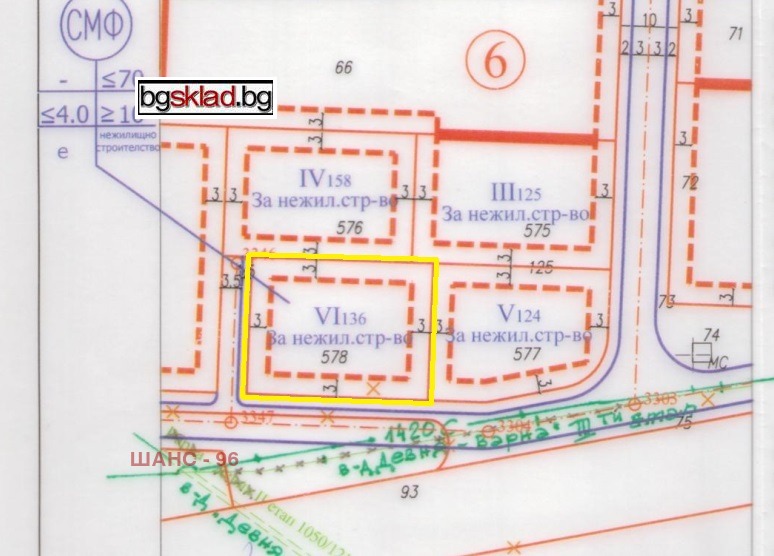 In vendita  Complotto Varna , Zapadna promishlena zona , 729 mq | 24233418 - Immagine [4]