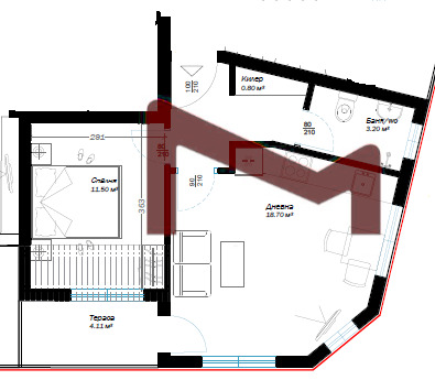 À venda  1 quarto Varna , Hristo Botev , 57 m² | 90923376 - imagem [2]