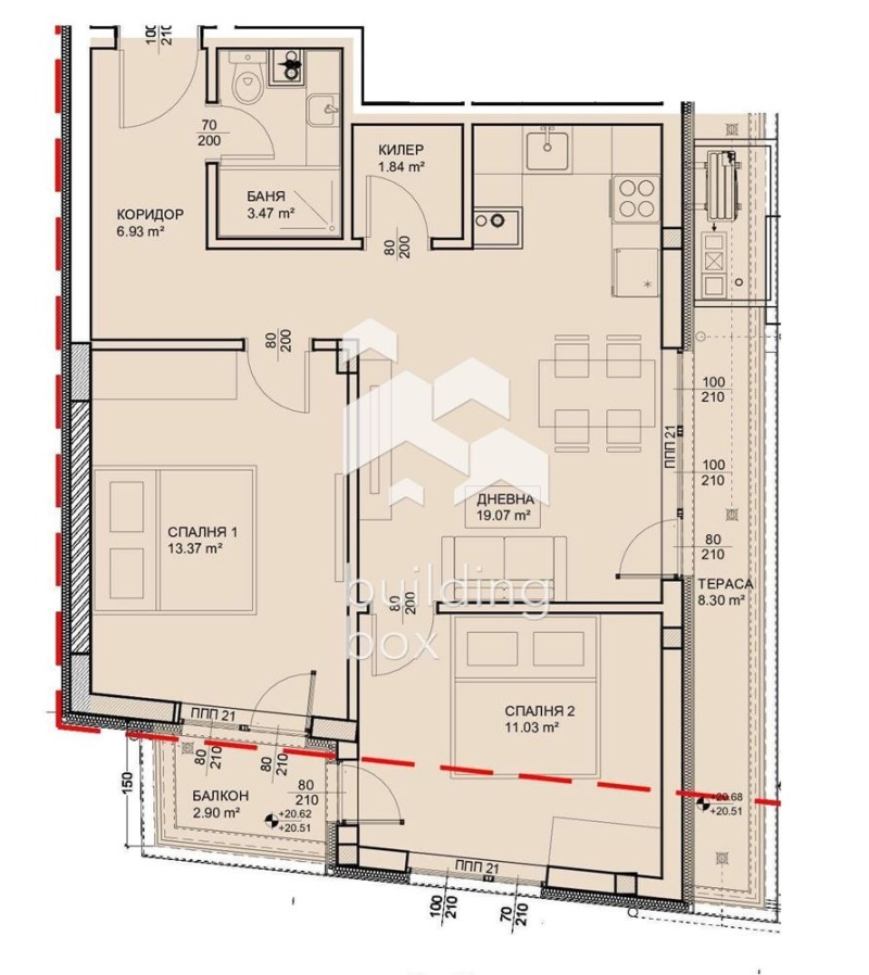 Продава 3-СТАЕН, гр. Варна, Изгрев, снимка 3 - Aпартаменти - 48102202