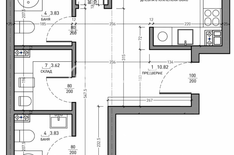 Продава 3-СТАЕН, гр. София, Малинова долина, снимка 7 - Апартаменти - 53439871