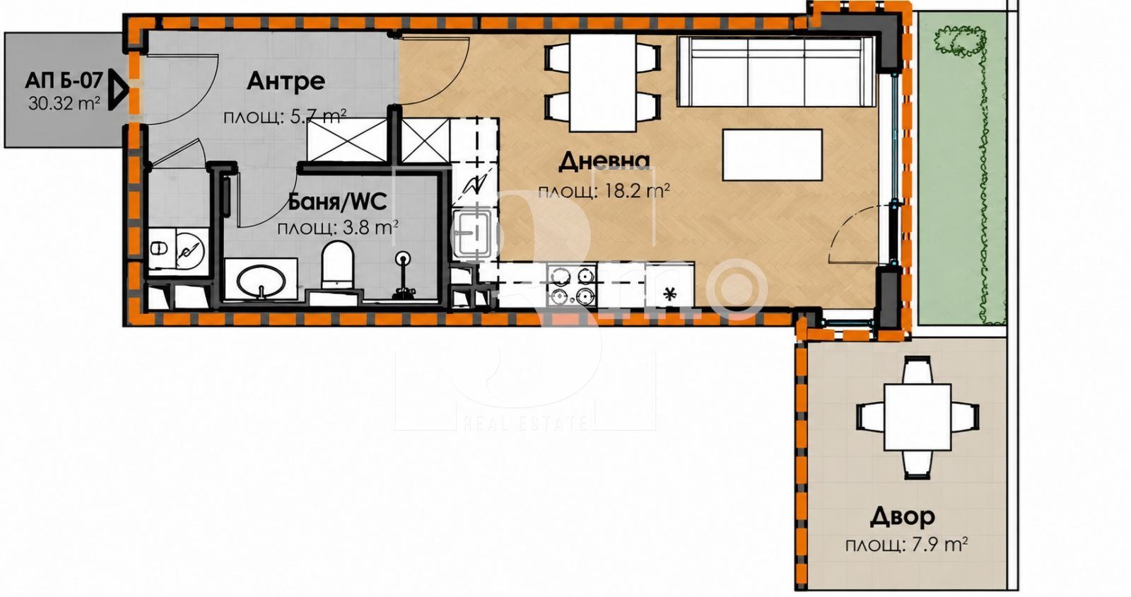 Продава 1-СТАЕН, гр. София, Малинова долина, снимка 3 - Апартаменти - 55562497