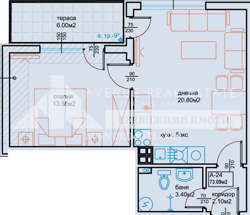 Продава 2-СТАЕН, гр. Пловдив, Кючук Париж, снимка 3 - Aпартаменти - 46530200