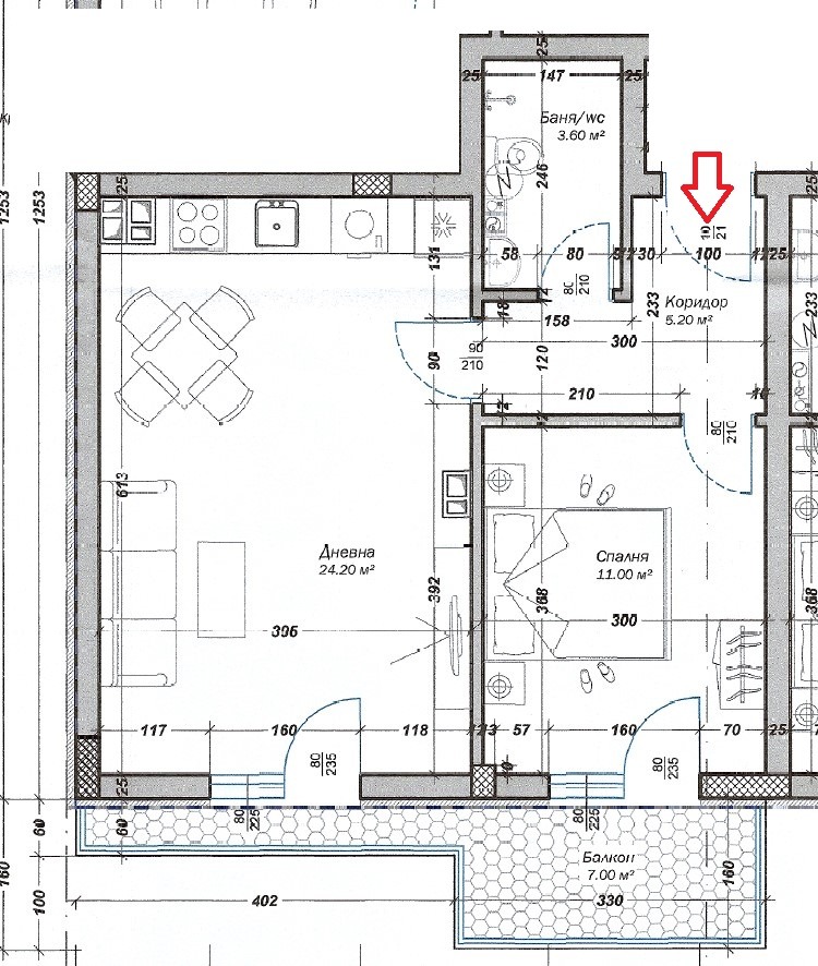 Продава 2-СТАЕН, гр. Варна, м-т Пчелина, снимка 3 - Апартаменти - 53971422