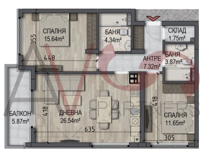 De vânzare  2 dormitoare Sofia , Ovcia cupel , 110 mp | 59213549 - imagine [4]