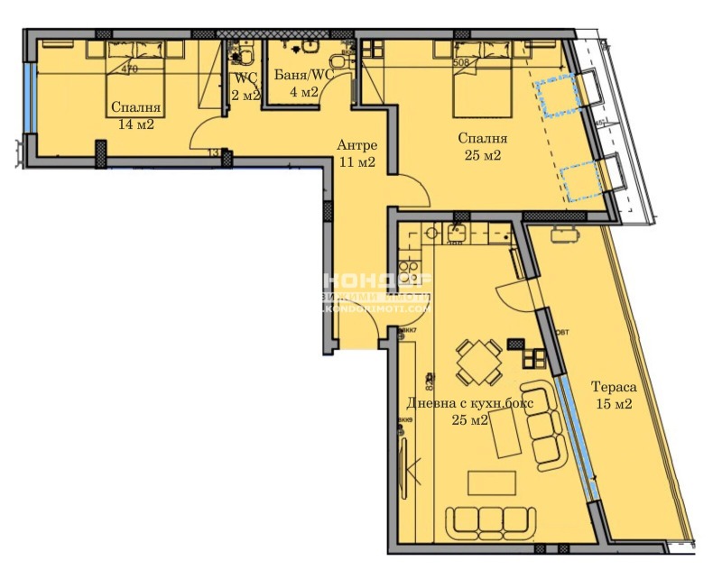 Продава 3-СТАЕН, гр. Пловдив, Христо Смирненски, снимка 2 - Апартаменти - 52329724