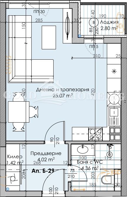 Продава  1-стаен град Пловдив , Кършияка , 52 кв.м | 29999779 - изображение [2]