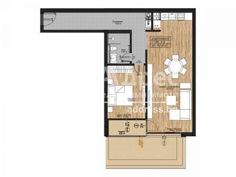 Na prodej  1 ložnice Sofia , Bojana , 96 m2 | 27006879 - obraz [4]