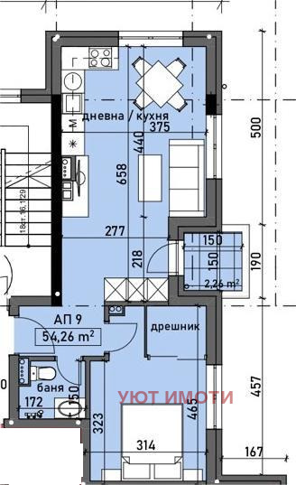 Продава 2-СТАЕН, гр. София, Банишора, снимка 4 - Апартаменти - 53677165