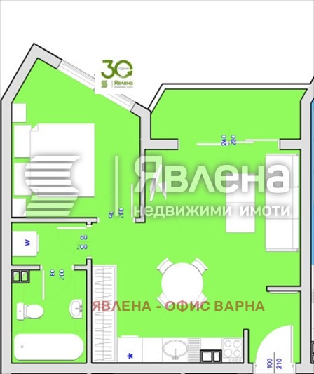 À venda  1 quarto região Varna , Biala , 57 m² | 44929177 - imagem [3]