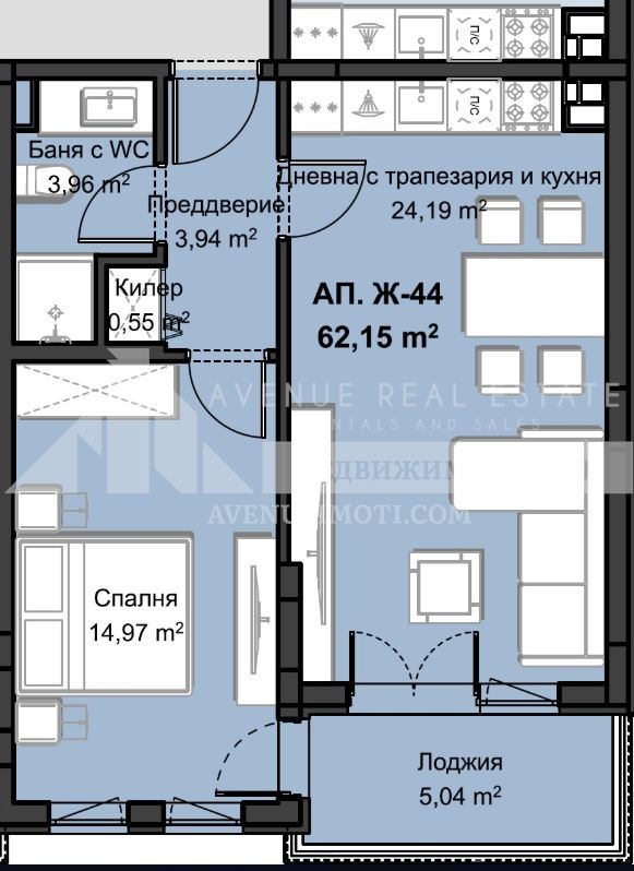 In vendita  1 camera da letto Plovdiv , Hristo Smirnenski , 79 mq | 17121684 - Immagine [2]