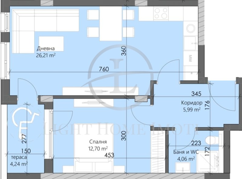 Na sprzedaż  1 sypialnia Plowdiw , Karszijaka , 74 mkw | 15000347 - obraz [5]