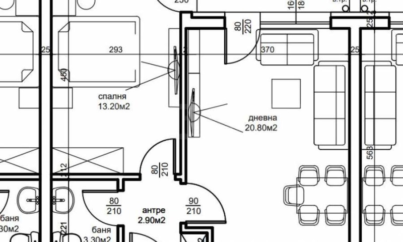 Продава  2-стаен град Пловдив , Беломорски , 59 кв.м | 63532844 - изображение [2]
