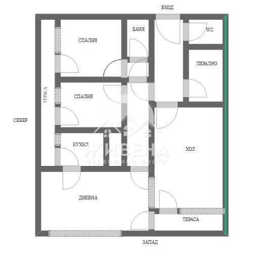 Продаја  3 спаваће собе Варна , Центар , 92 м2 | 16911889