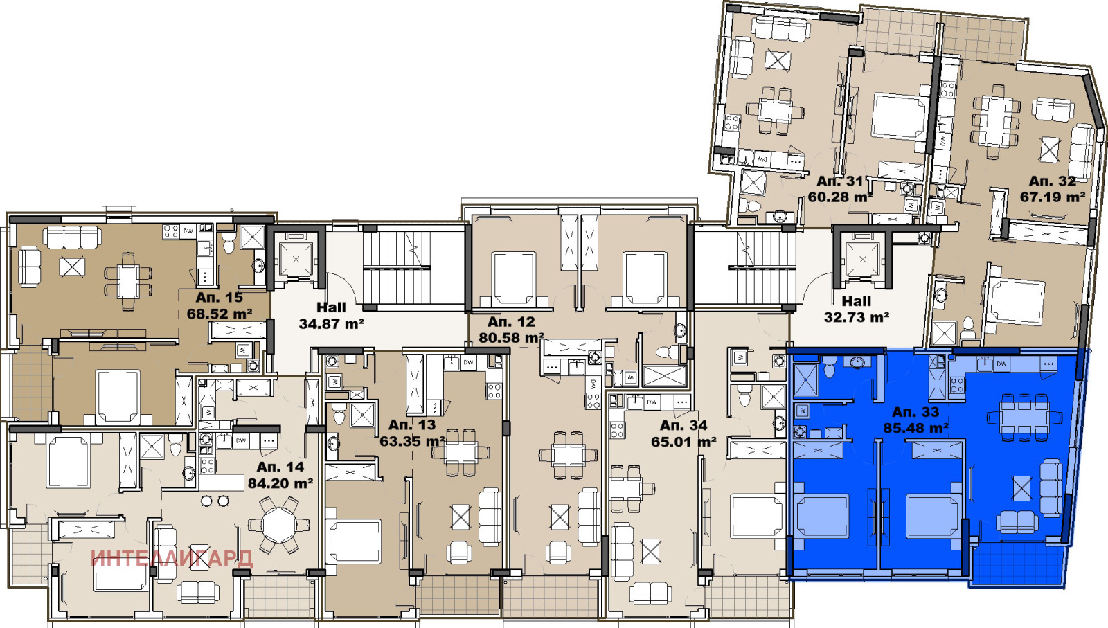 Продава 3-СТАЕН, гр. София, Карпузица, снимка 16 - Апартаменти - 53912692