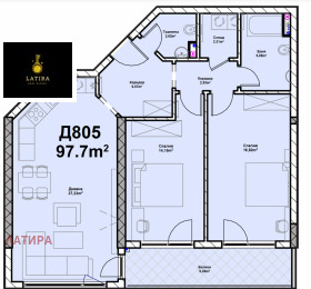 2 chambres Poligona, Sofia