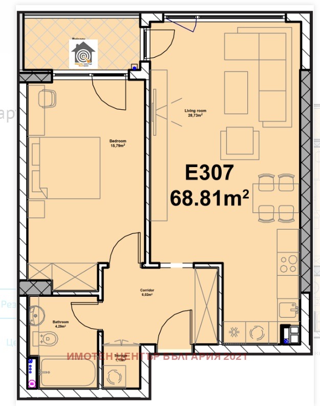 En venta  1 dormitorio Sofia , Poligona , 84 metros cuadrados | 23228719 - imagen [7]