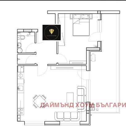 Продава 2-СТАЕН, гр. Пловдив, Младежки Хълм, снимка 2 - Aпартаменти - 47602260