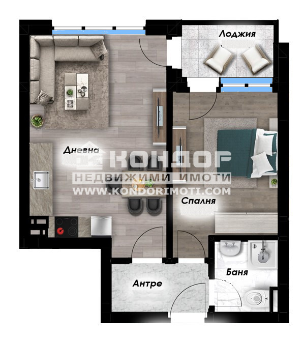 Продава 2-СТАЕН, гр. Пловдив, Остромила, снимка 2 - Апартаменти - 52546901