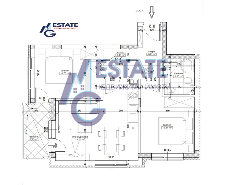 Продава  3-стаен област Бургас , гр. Приморско , 84 кв.м | 31878755