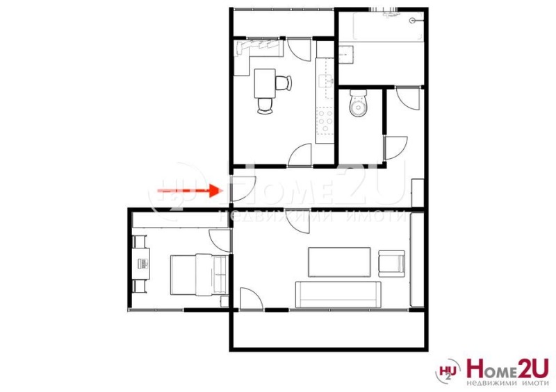 Продава  2-стаен град Пловдив , Кючук Париж , 64 кв.м | 28373371 - изображение [14]