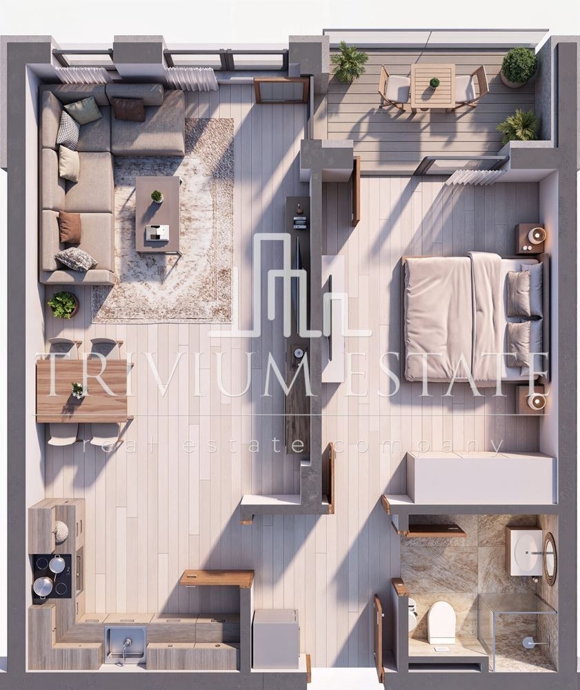 Продава 2-СТАЕН, гр. Пловдив, Индустриална зона - Изток, снимка 11 - Апартаменти - 56125392