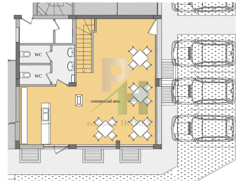 Till salu  Bar Sofia , Manastirski livadi , 161 kvm | 94153145 - bild [6]