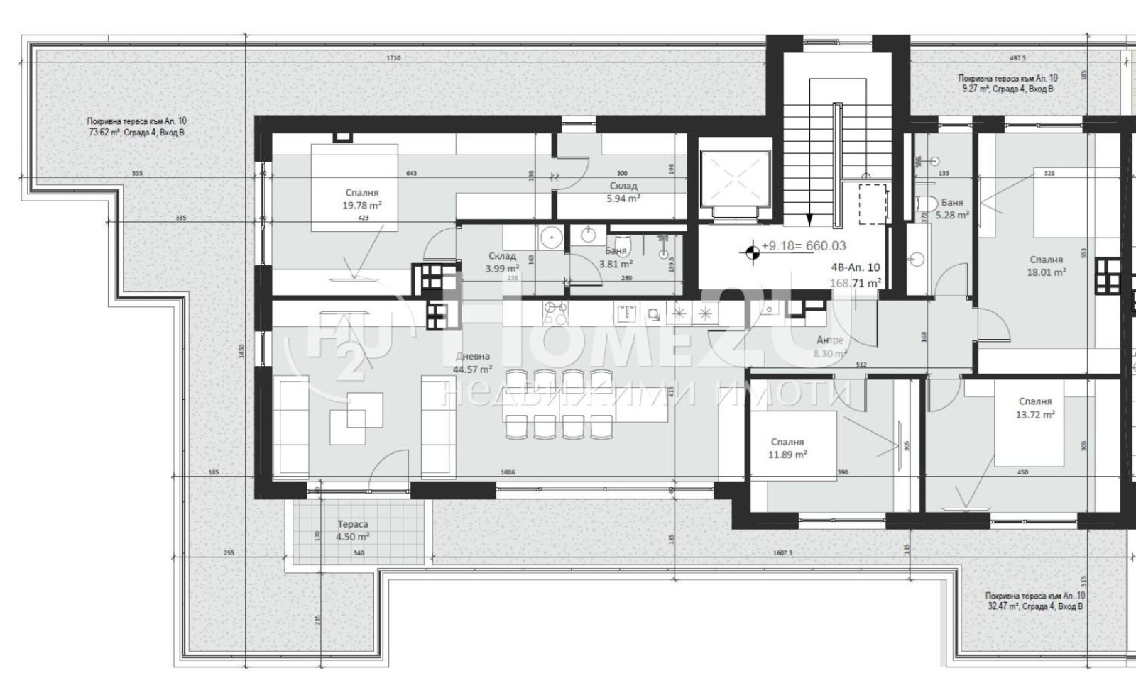 Продава 4-СТАЕН, гр. София, Малинова долина, снимка 4 - Апартаменти - 53887298