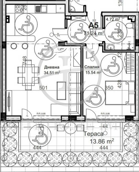 Na sprzedaż  1 sypialnia Plowdiw , Christo Smirnenski , 102 mkw | 24661620 - obraz [6]