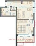Продава  2-стаен град София , Кръстова вада , 57 кв.м | 20352315 - изображение [2]