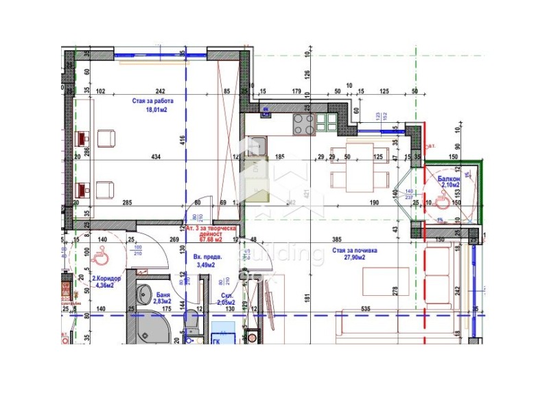 Продава 2-СТАЕН, гр. София, гр. Банкя, снимка 3 - Апартаменти - 52732612