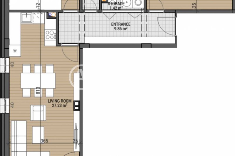 Продава 3-СТАЕН, гр. София, м-т Камбаните, снимка 2 - Апартаменти - 53494070