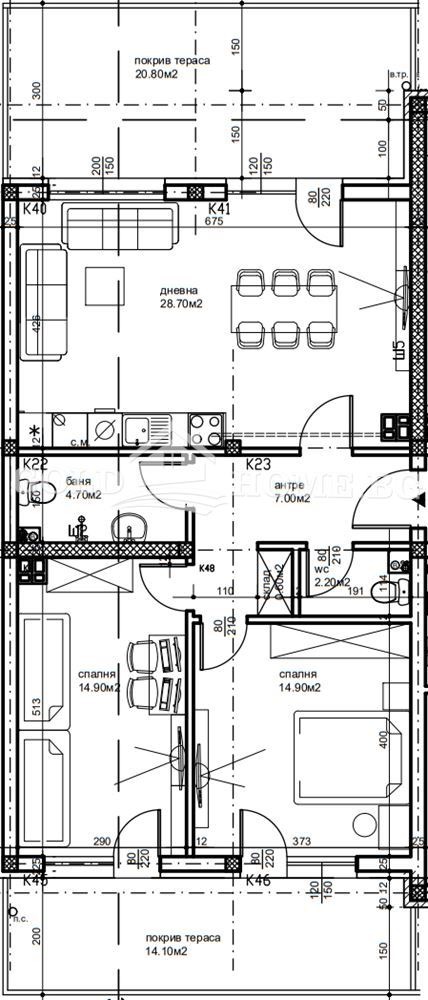 Продава 3-СТАЕН, гр. Пловдив, Беломорски, снимка 5 - Апартаменти - 54289575