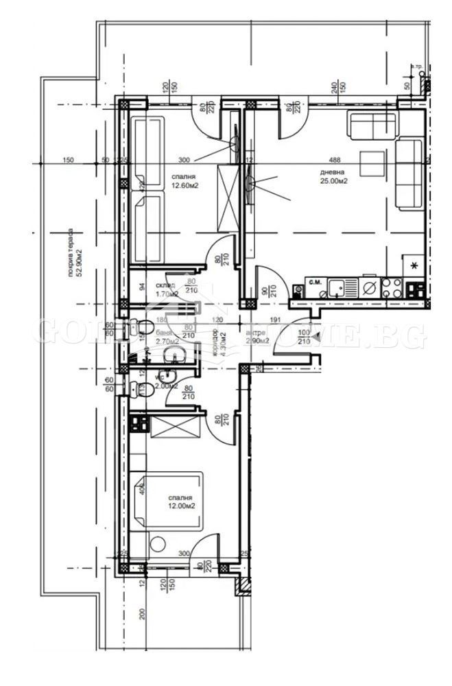 Продава 3-СТАЕН, гр. Пловдив, Беломорски, снимка 9 - Апартаменти - 54289575