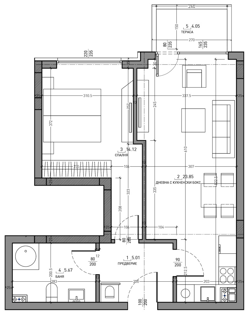 Продава 2-СТАЕН, гр. София, Малинова долина, снимка 8 - Aпартаменти - 48124219