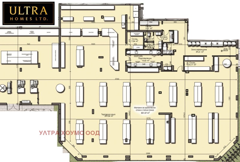 Продава  Магазин град Бургас , Изгрев , 851 кв.м | 84979441 - изображение [5]