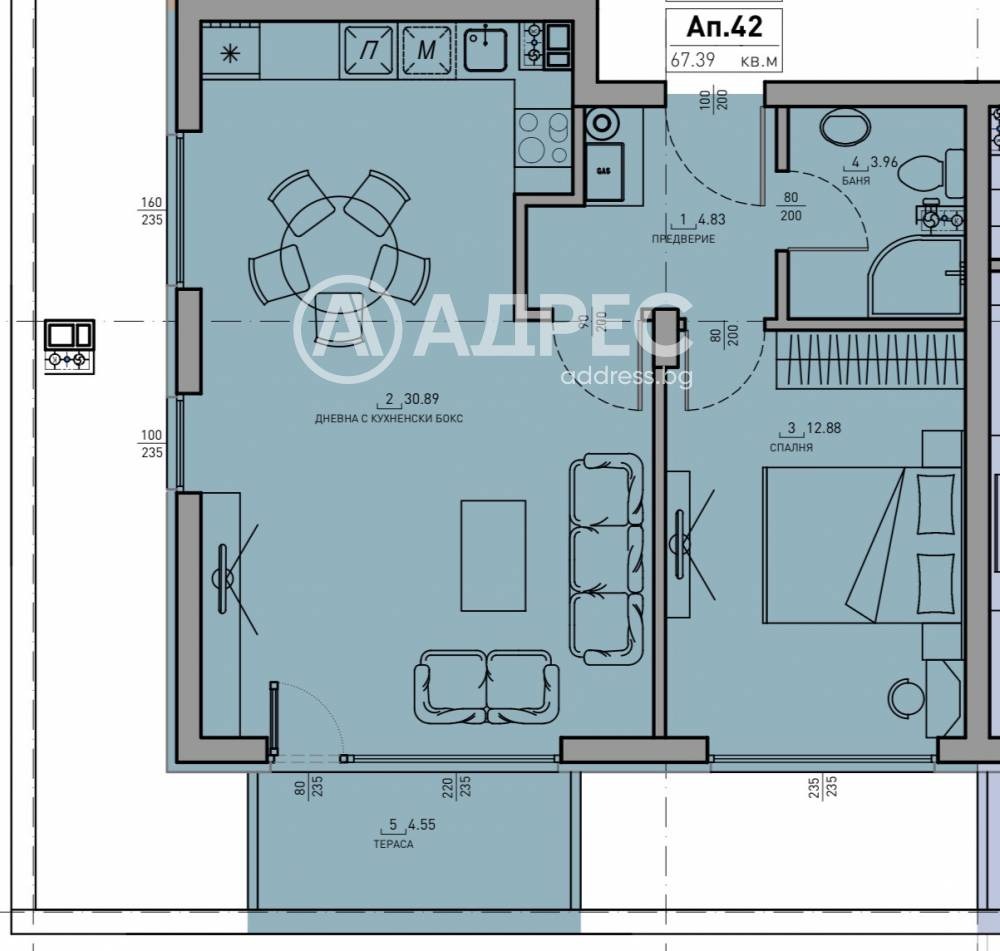 Продава 2-СТАЕН, гр. София, Малинова долина, снимка 2 - Апартаменти - 55936389