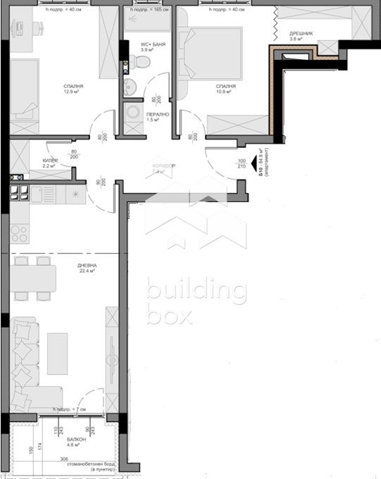 Продава 3-СТАЕН, гр. Варна, Владислав Варненчик 1, снимка 2 - Апартаменти - 55434161