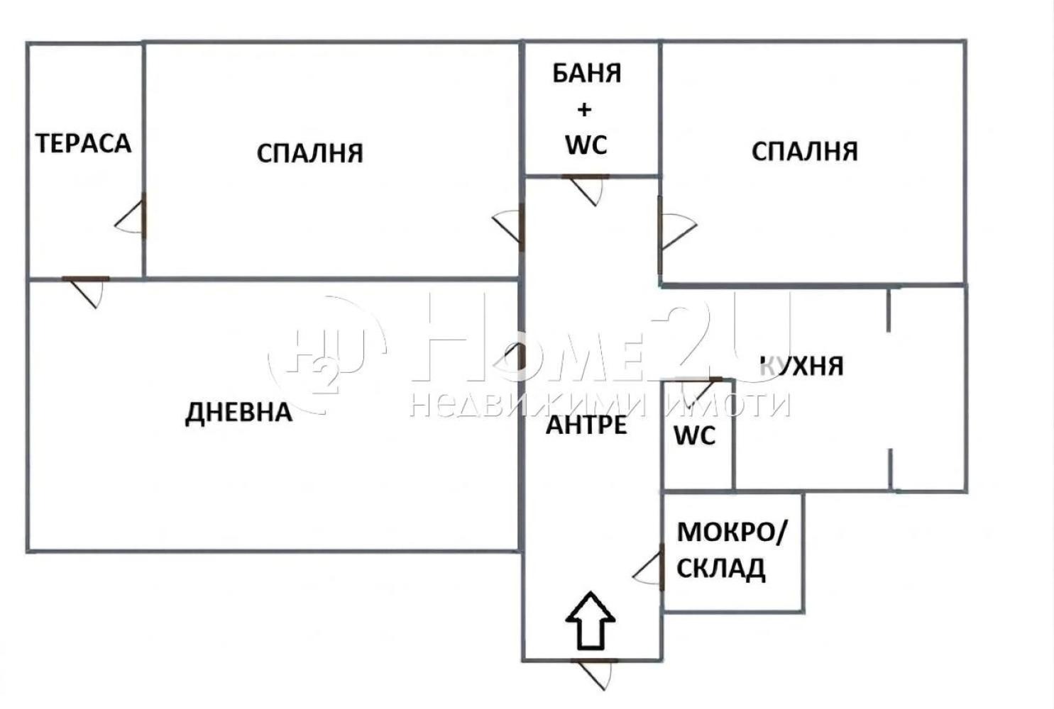Продава 3-СТАЕН, гр. Радомир, област Перник, снимка 6 - Апартаменти - 54290725