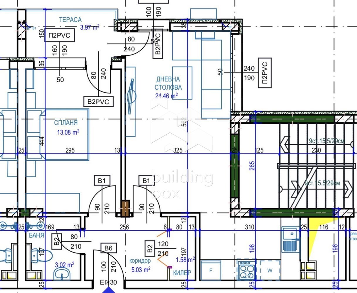 Продава 2-СТАЕН, гр. Пловдив, Остромила, снимка 10 - Апартаменти - 55371996
