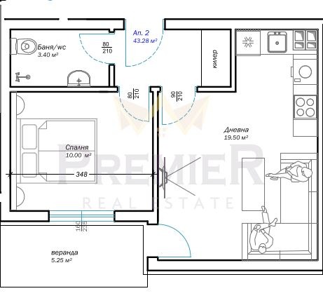 Продава 2-СТАЕН, гр. Варна, м-т Пчелина, снимка 3 - Апартаменти - 53492397