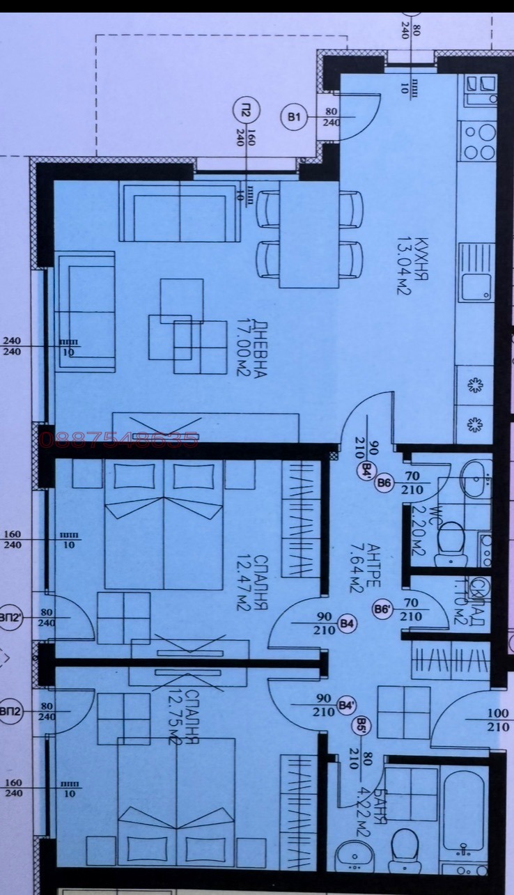 Продава 3-СТАЕН, гр. София, Драгалевци, снимка 17 - Апартаменти - 55657332