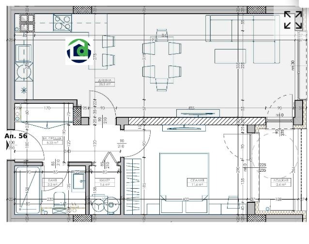 Продава 2-СТАЕН, гр. Варна, Младост 2, снимка 2 - Апартаменти - 53356102