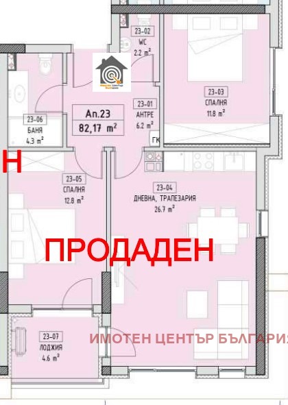 Продава 3-СТАЕН, гр. София, Малинова долина, снимка 1 - Aпартаменти - 49059379