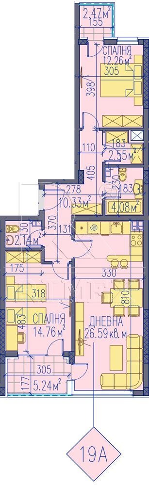 Продава 3-СТАЕН, гр. Пловдив, Каменица 2, снимка 3 - Апартаменти - 55636557
