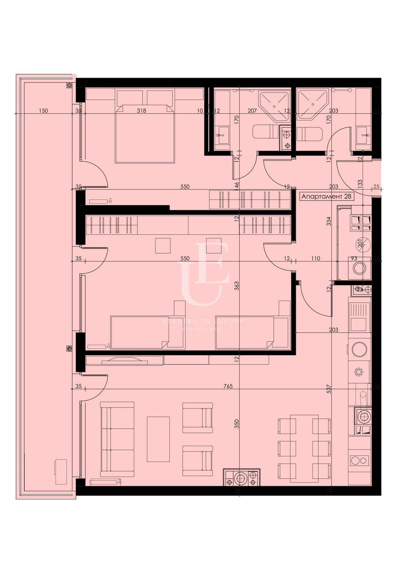 Продава 3-СТАЕН, гр. София, Кръстова вада, снимка 8 - Апартаменти - 54037432