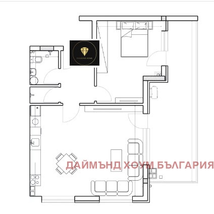 En venta  1 dormitorio Plovdiv , Mladezhki Jalm , 98 metros cuadrados | 79573536 - imagen [2]