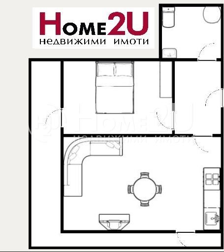 Till salu  1 sovrum Plovdiv , Gagarin , 72 kvm | 68462649 - bild [6]