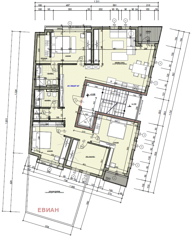 Продава 3-СТАЕН, гр. Русе, Широк център, снимка 10 - Апартаменти - 50821837