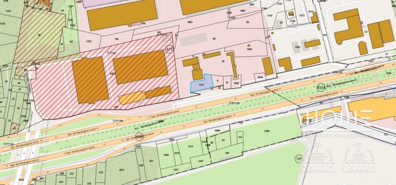 Продава ПАРЦЕЛ в град София, Подуяне - 887 кв.м / 466 000 € » 911 416.78 лв., АЙ ХОУМ