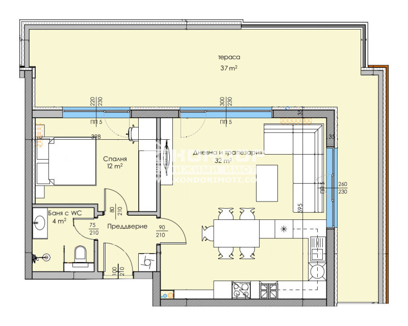 Продава  2-стаен град Пловдив , Кършияка , 117 кв.м | 50519129 - изображение [3]